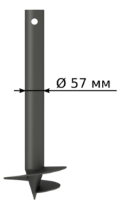 Винтовые сваи 57 мм